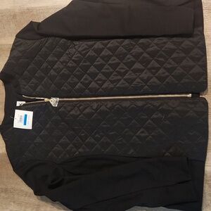 Anne Klein Quilted Front Lightweight Coat. NWT! Size XL